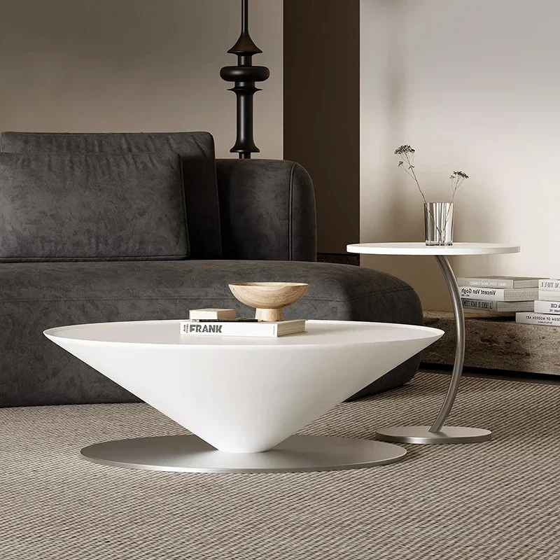 

For Glam Coffee Table Minimalist Round Luxury Unique Coffee Table Modern Simple Table Unique Couch Tisch Unique Furniture