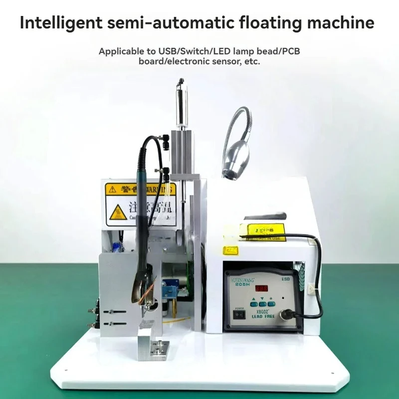 Pneumatic Electric Spot Welder Semi-Automatic High-Precision Foot-Operated Soldering Machine for Wire Bonding Repair Tools