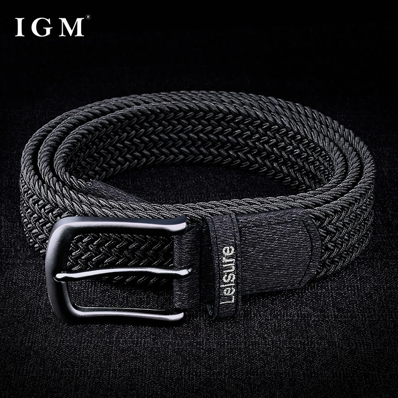 Men Belt Braided Stretchy Breathable and Comfortable Belt for Men Woven Canvas Belt for Versatile Jeans Belt