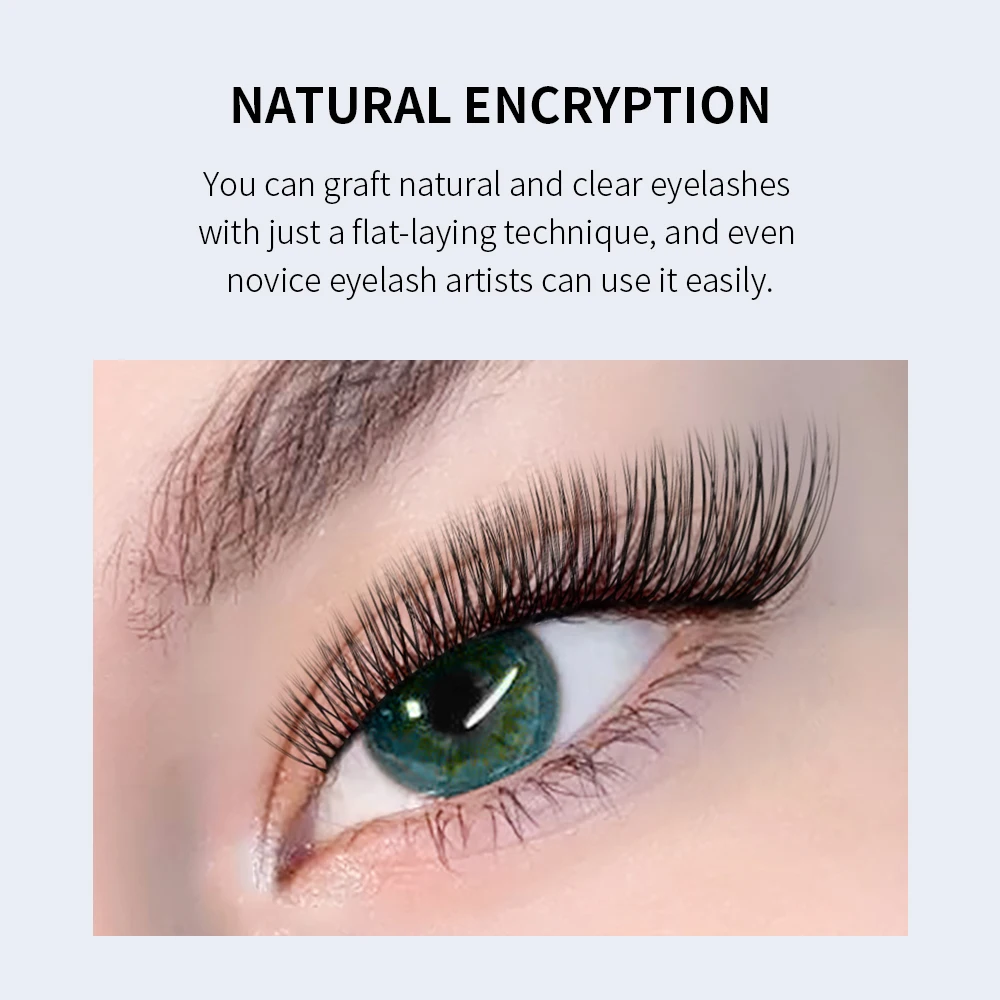 ขนตาปลอม GLAMLASH รูปทรงตัวยู YY 3DW รุ่น UYY UY U3DW U5DW ต่อขนตาแบบเส้นต่อเส้น ทำด้วยมือ