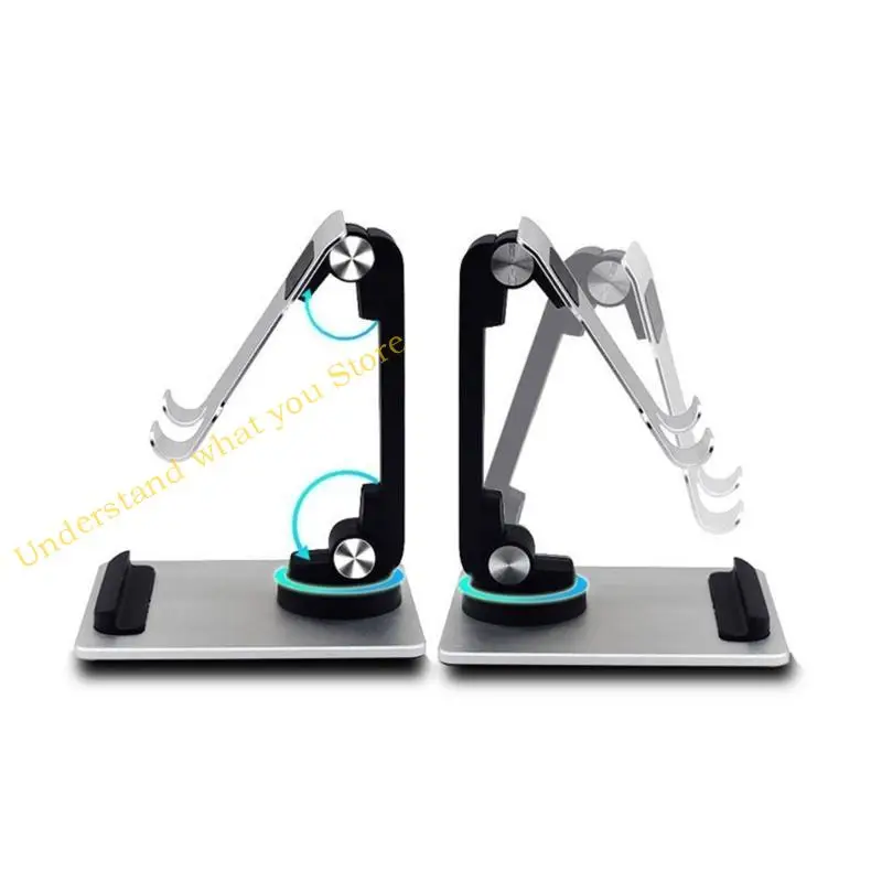 

J60A Upgraded Stand Phone Tablet Holder for Desk Universal Desktop Cellphone Lifting Bracket 360° Rotation