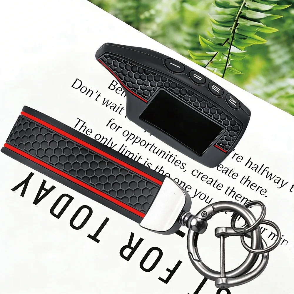 Latest Styles Silicone Rubber Alarm Remote Keychain Case for Scher Khan For Scher-khan Magicar 5 6 M5 M6 Cover Holder