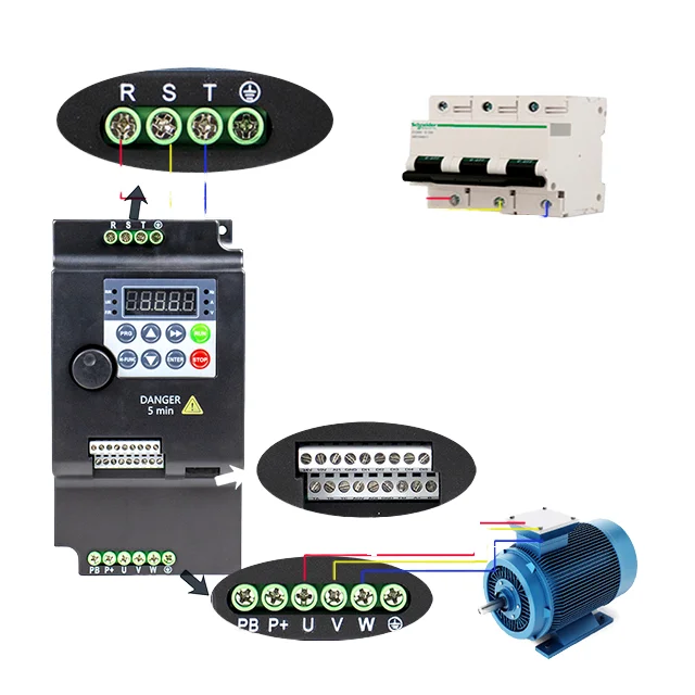 In stock High Performance 220V Three-Phase VFD Large Discount High Tech 0.75KW-440KW Speed Regulated for Water Pump Motor