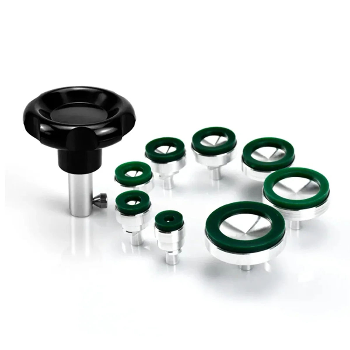 

ABLQ Screw Type Suction Watch Case Cover Opener Remover with 8 Glue Head Kit Watch Repair Tool Accessories for Watchmakers-B