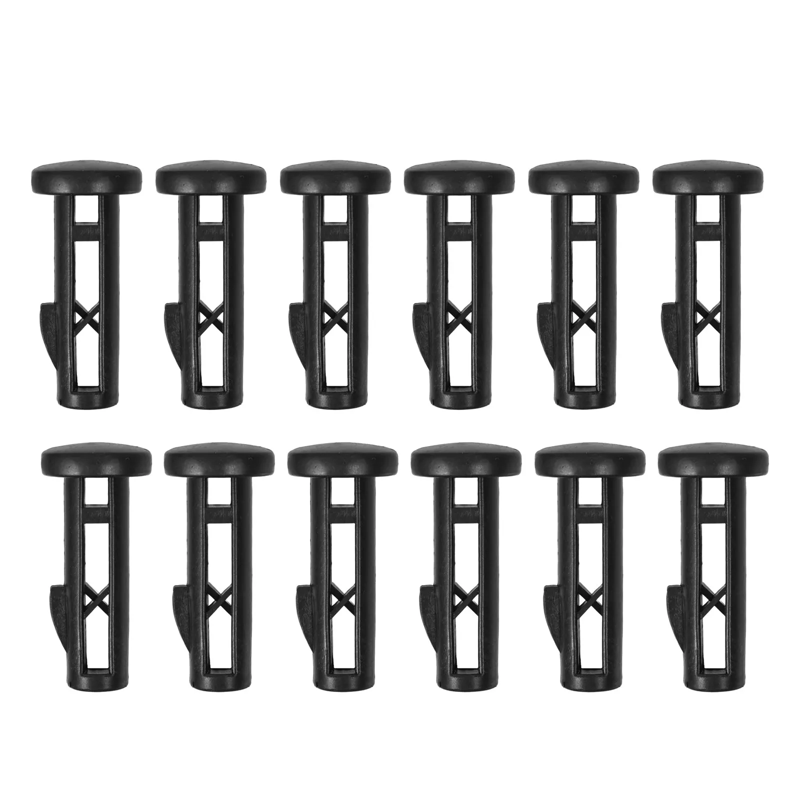 12Pcs Trash Bin Lid Plug Latch Outdoor Plastic Lock Hinges Clips Replacement for 240L Wheeled Garbage Can Garden