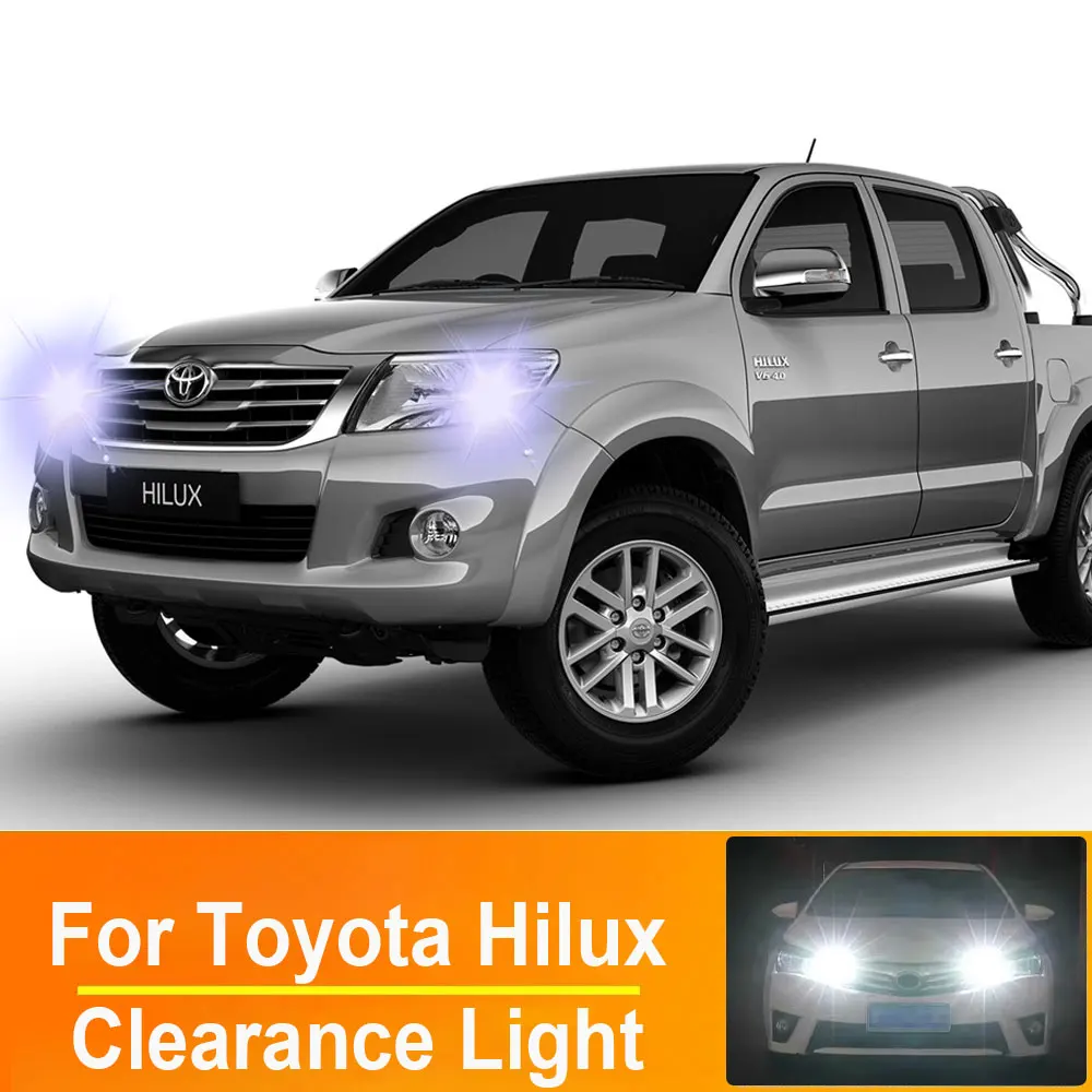 

2Pcs T10 W5W 168 194 Car LED Clearance Light Parking Lamps For Toyota Hilux 2016 2017 2018 2019 2020 2021 2022 2023 Canbus