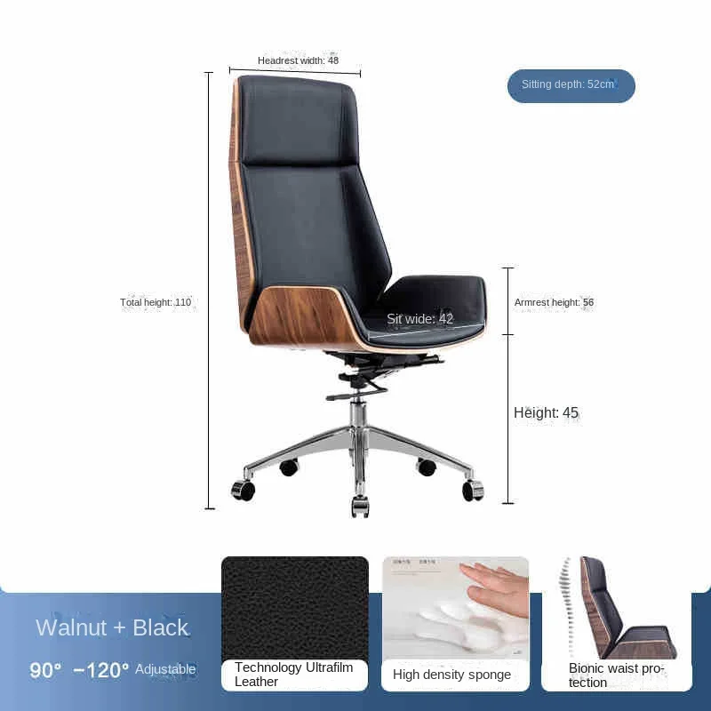 Bequem, sitzend, Heimpersonal, Bürostühle, Computerstühle, Chefstühle aus Leder, Chefsessel, Chefsessel, A