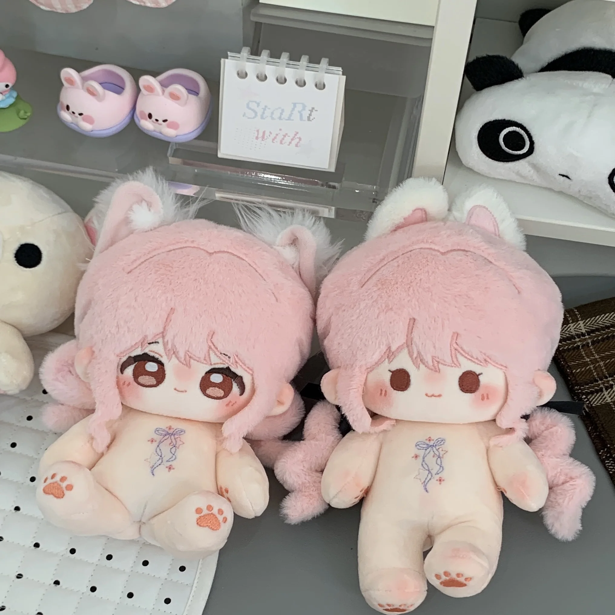 ساطع نيكي الكرتون الشكل المعبود 20 سنتيمتر الجسم فستان وسادة هدية أنيمي تأثيري الكرتون الشكل المعبود لعبة هدية عيد الميلاد عيد الميلاد #4