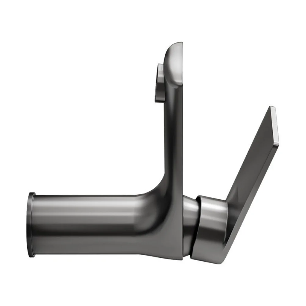 304 Stainless Steel Faucet for Bathroom Sinks with Streamlined Single Handle Interface Supporting Efficient Daily Water Usage