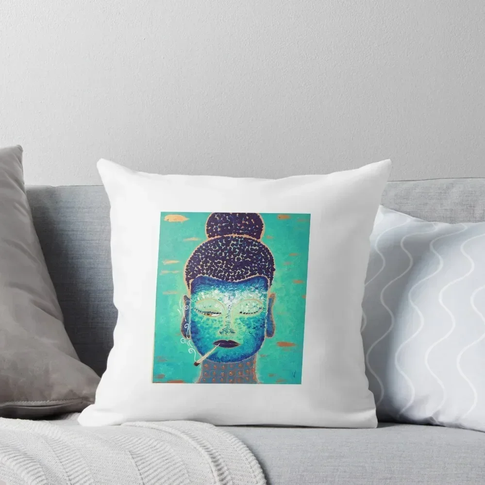 

The Smoking Buddha Throw Pillow Pillow Cases pillow cover christmas Cushion Cover Set Couch Cushions