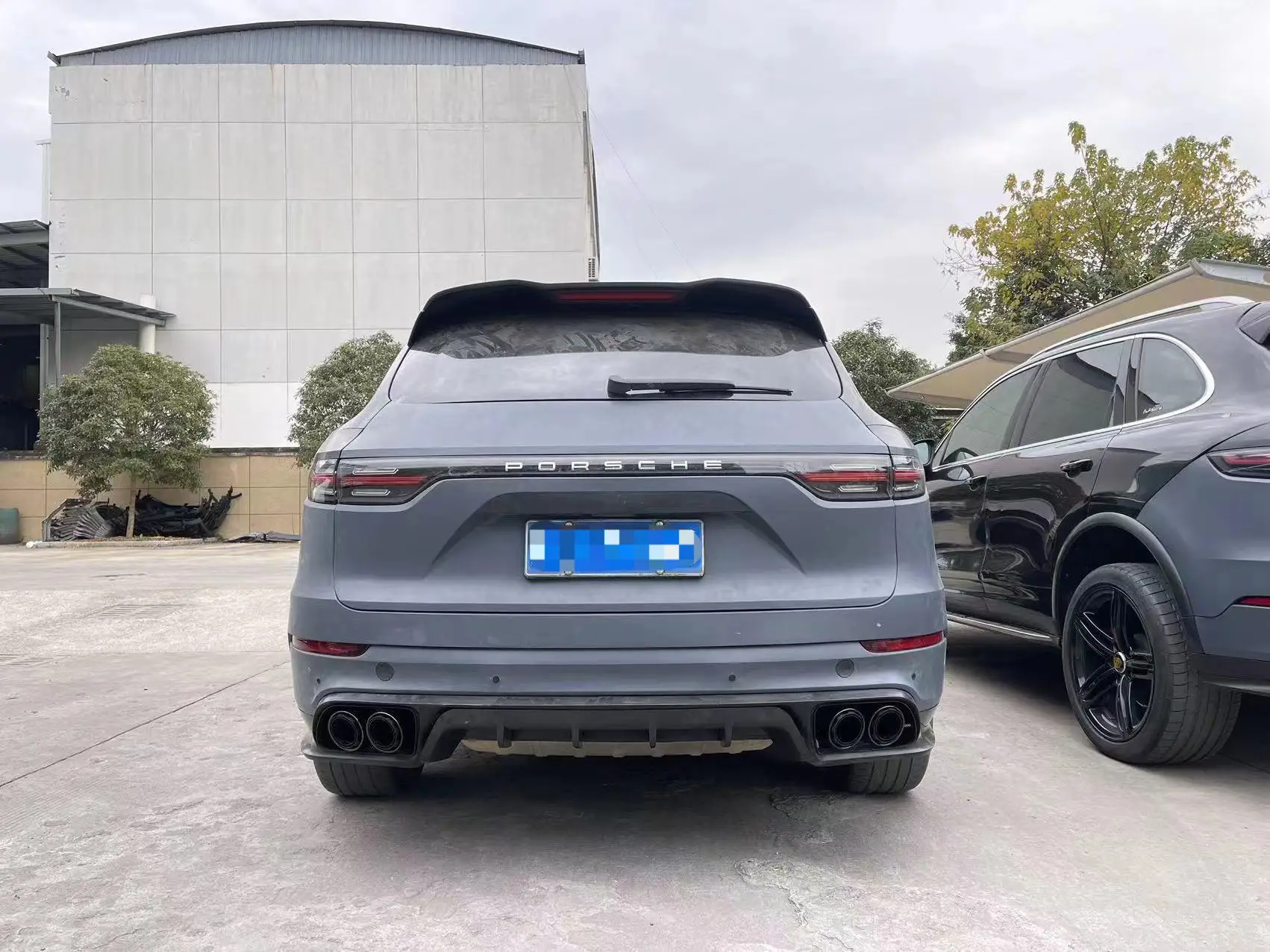 For 2010-2017 Cayenne 958.1 & 958.2 Upgrade To 9Y0 Old To New Include Tailgate Taillight Rear Bumper Completely Body Kit