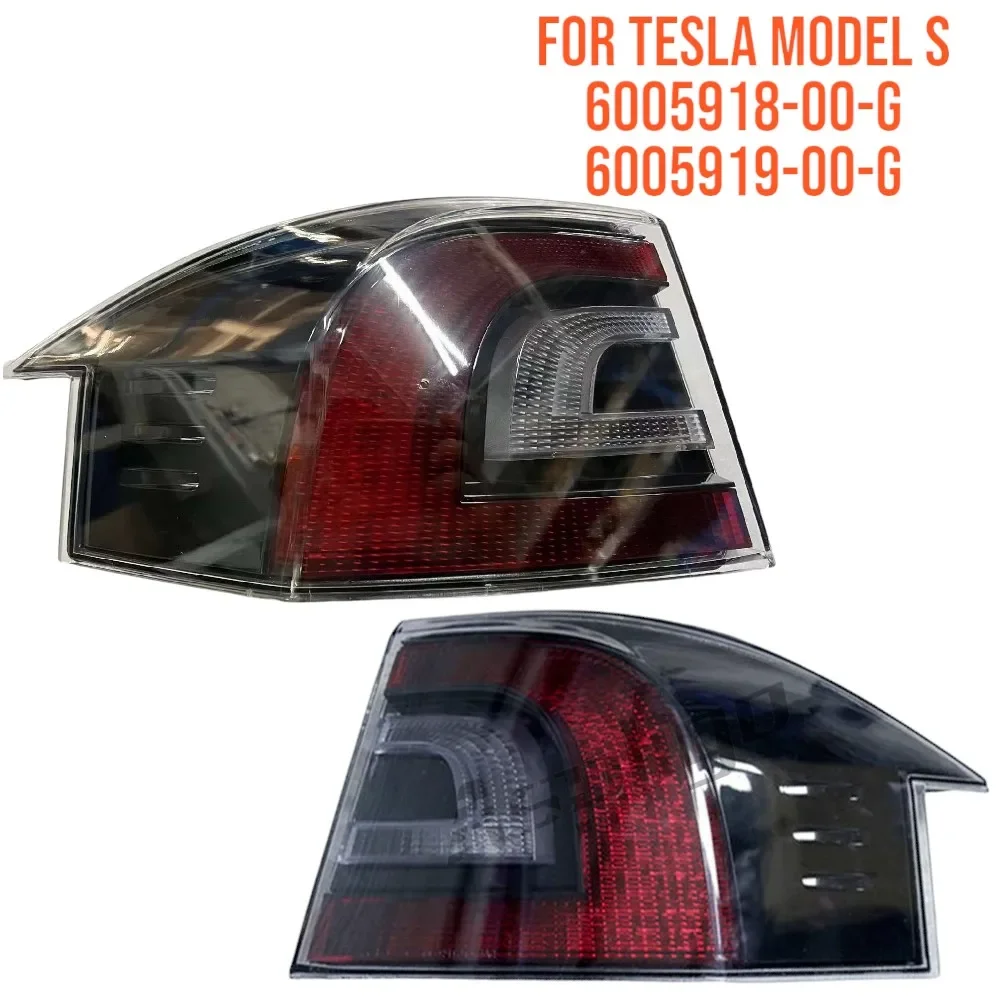 For Tesla Model S 2016-2021 Rear Turn Signal Light Brake Parking Lamp Driving Outer Side Rear Tail 6005918 6005919 OEM Parts