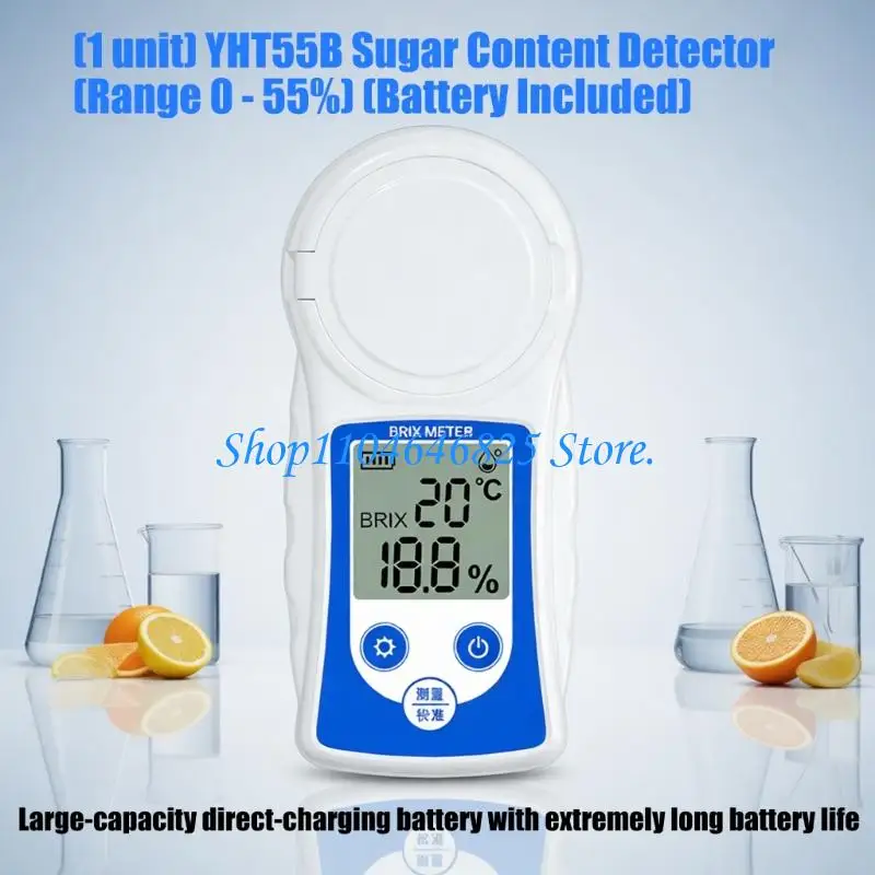 Lightweight 0 55 Sweetness Measure For Loyal Sugar Analysis In Beverage And Liquid Specimens