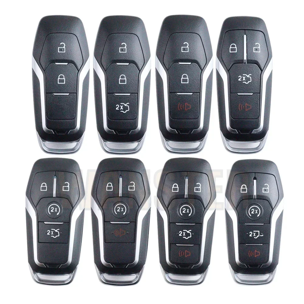 3/4/5 Botton M3N-A2C31243800 DS7T-15K601-D Car Key Fob Case Shell Housing for Ford Mustang Edge Explorer Fusion Mondeo Kuka