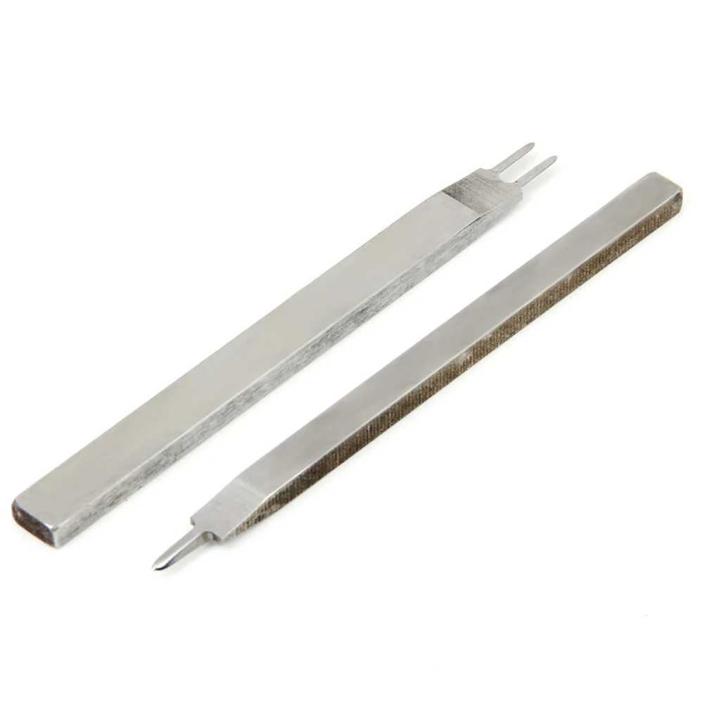 

Craft Hole Punch Kit Diamond Chisel DIY Prong Stainless Steel Tools Set Anti Slip Handles for Crafting