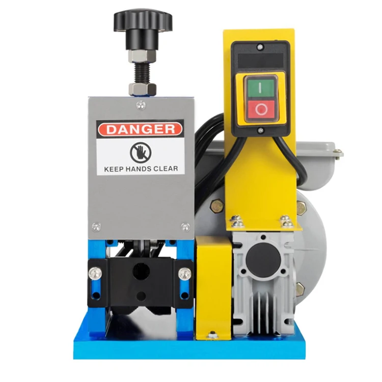 Low price 110V 220V motor power copper wire stripping tool 180W cutting cable stripping machine automatic equipment