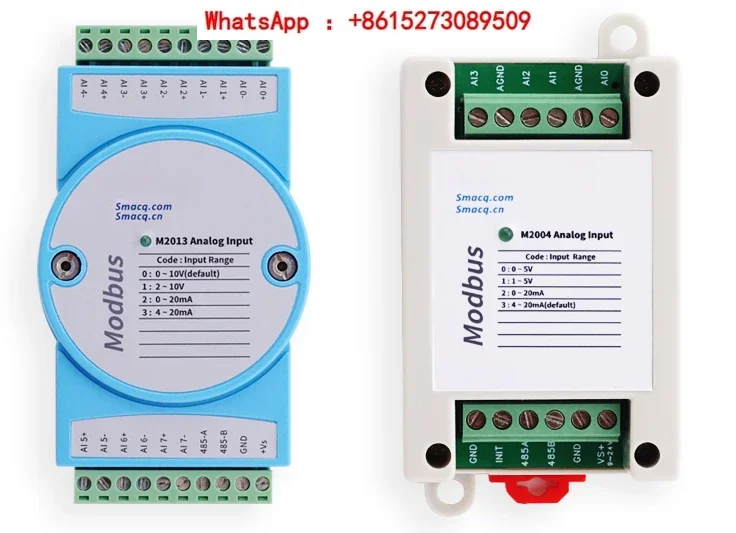 

Modbus acquisition module M2000 analog 4-20mA voltage and current input to TCP network port RS485