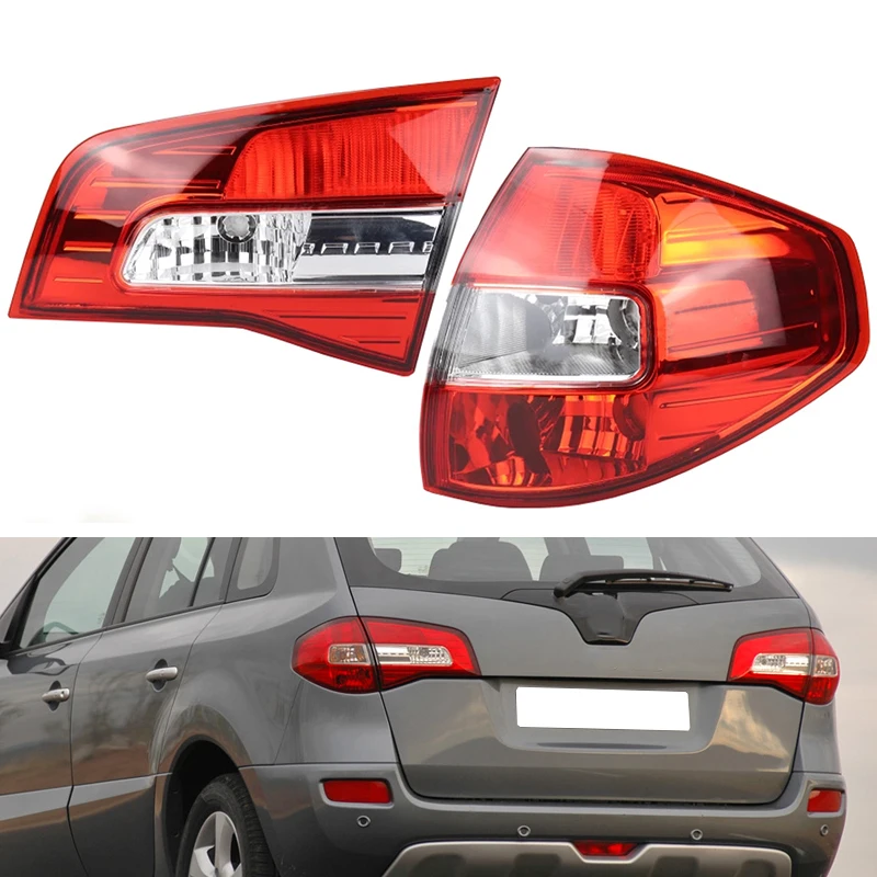 

Поп для Renault Koleos 2008-2014, крышка заднего фонаря автомобиля, стоп-сигнал, стояночный фонарь, стоп-сигнал без лампы 26550-JY05A 26555-JY