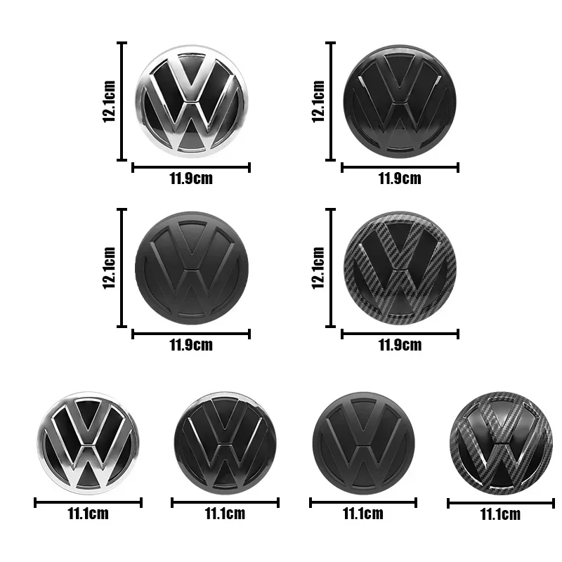 

Декоративные эмблемы для Volkswagen: 2 шт. — передняя решетка радиатора и эмблема на крышку багажника — для VW Jetta MK5, Golf, Polo