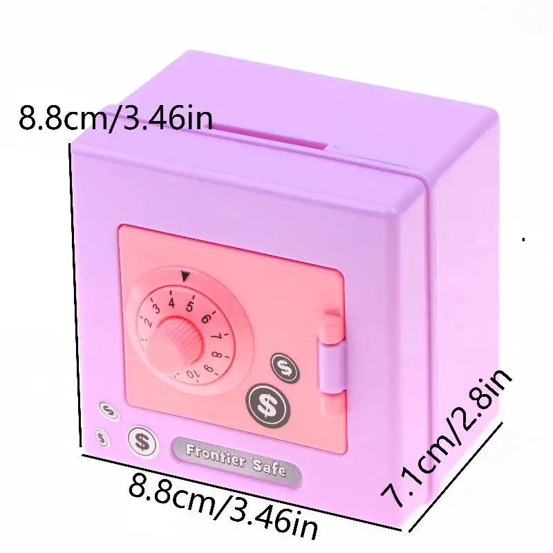 Tirelire coffre-fort avec code pour enfants boîte à monnaie_voghion.com