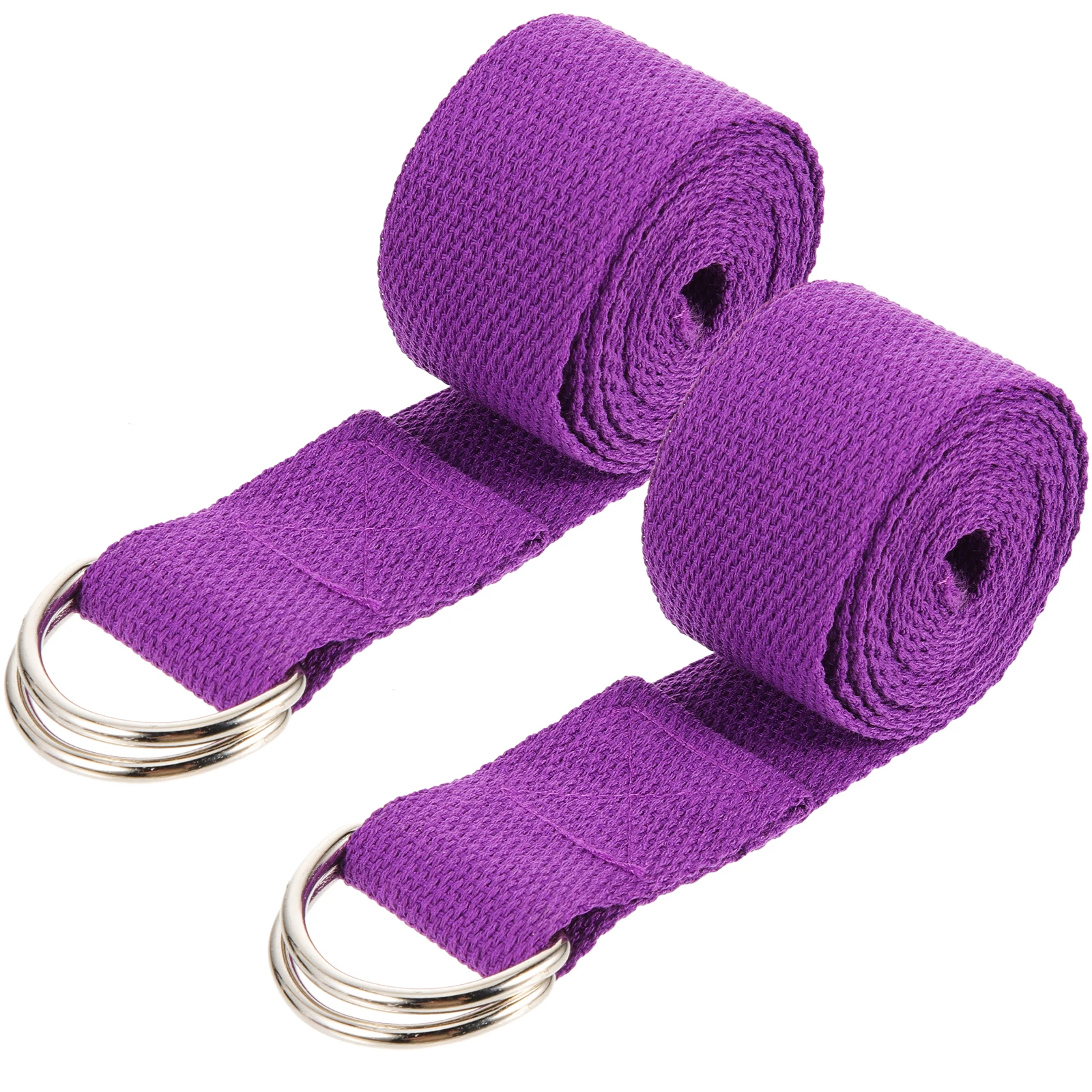 

2Pcs Yoga Stretching Bands Elastic Body Straps Fitness Exercise Reusable Inelastic Bands Resistance Daily Use Gym Compact