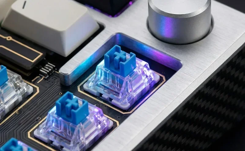 20–100 Stück Tastaturschalter, Tastatur-Klicker, Tastenersatz, 3-poliger taktiler Schalter, Tastatur-Ersatzzubehör und Clip – Detail 8