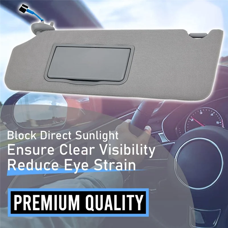 

Left Driver Side Sun Visor For Honda Pilot 2017-2021 Ridgeline 2018-2020 Replacement 83280-TG7-A12ZB