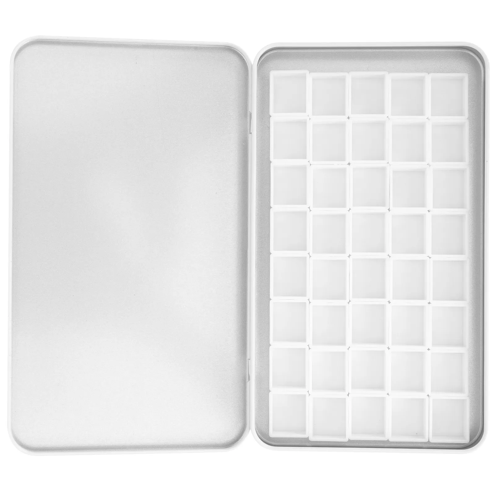 

Reusable Watercolor Paint Box 40x2ml Durable Iron Plastic Material ganizer Portable Tin Artists Students Paint Accessories