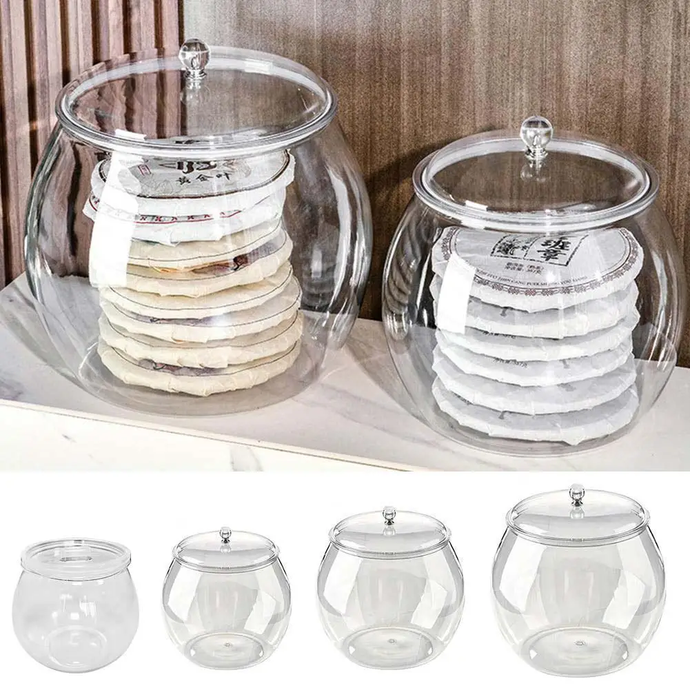 Tarro de plástico transparente para harina, granos, dulces y galletas, olla dura y lisa con tapas, recipiente hermético transparente para almacenamiento de alimentos, 1 ud.