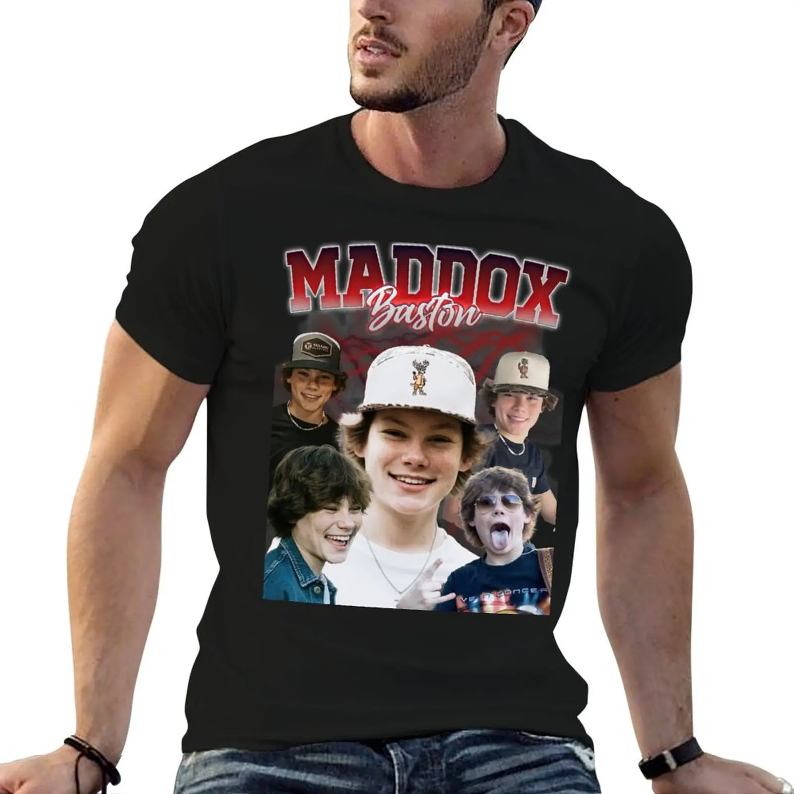 Maddox Baston Retro Style T-Shirt heavyweights funny meme t-shirts vintage anime shirt shirts graphic men graphic t shirts