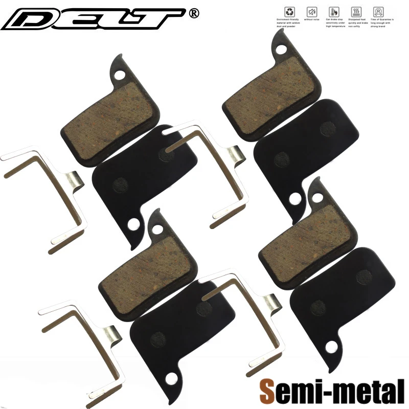 

DELT 4 Pair Bicycle Disc Brake Pads For SRAM AVID Level TLM Level Red 22 B1 Force 22 CX1 Rival 22 S700 Semi-Metallic BIKE