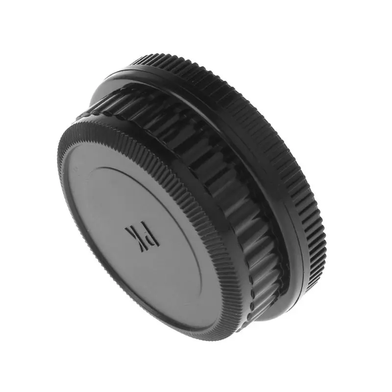 Rear Lens Body Camera Cover Set Anti-dust Screw Mount Protection Plastic Black for Pentax PK DA126 Camera - Image 5