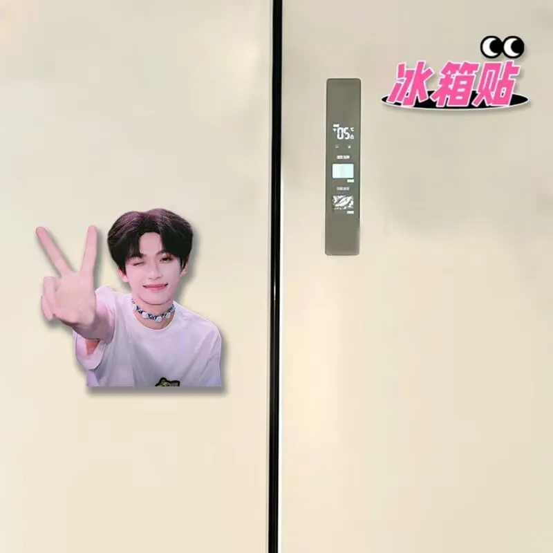 Amore inverso, magneti per frigorifero fantastici con magnete acrilico attorno a Ziyu, regali decorativi per frigorifero piatti e divertenti di fascia alta