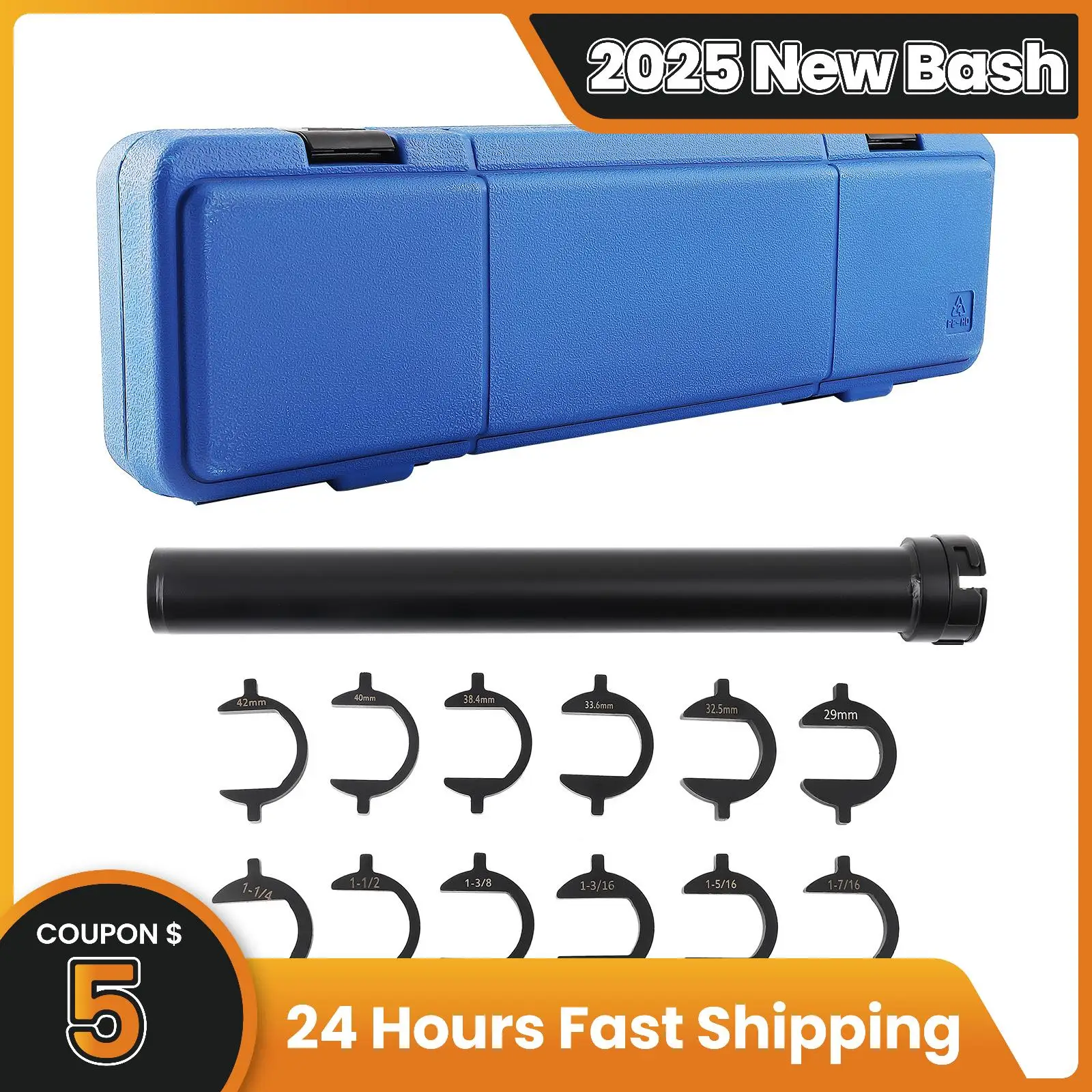 

Inner Tie Rod Removal and Installation Remover Tie Rod Tool Kit 1/2'' Drive 13PC