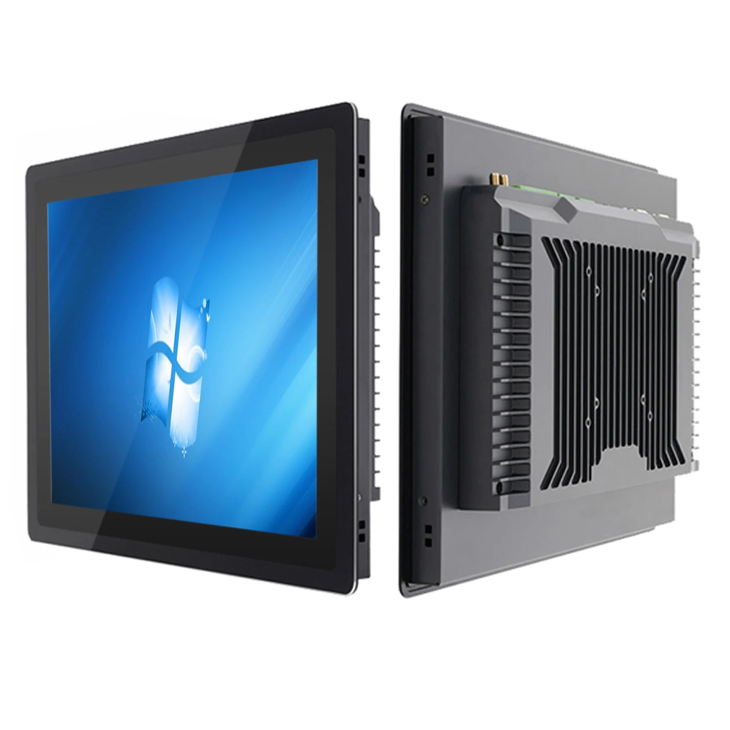 18.5 inch embedded industrial computer all-in-one pc panel with capacitive touch screen core i7-8565U for win10 pro 1366*768
