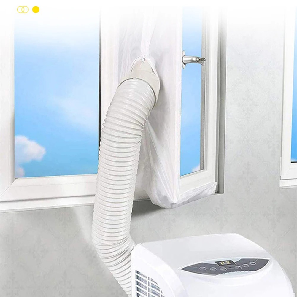 Energy Efficient For Window Seal for Air Conditioning Adjustable Cover for Portable Units with Insulating Properties
