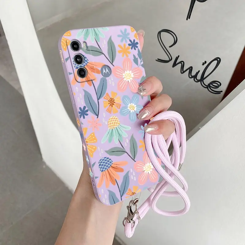 G60 Profusion Flowers Silicone Phone Case For Motorola Moto G60 G60S G62 G72 G52 G84 G34 G40F G24POWER G82 G14 G100 Cover