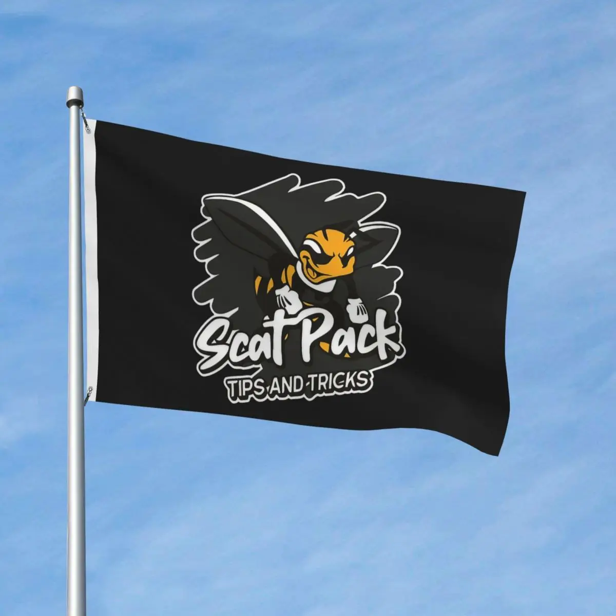 Scatpack Tips And Tricks Flag Indoor Outdoor Banner All Weather Bee Racing Decoration Durable 60x90 90x150cm Flags