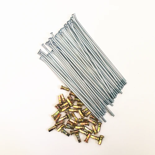 16/17/18/19/21 pulgadas radios de motocicleta diámetro 3,2mm/3,5mm/4,0mm radios de bicicleta todoterreno radios de motocicleta 36 unids/lote