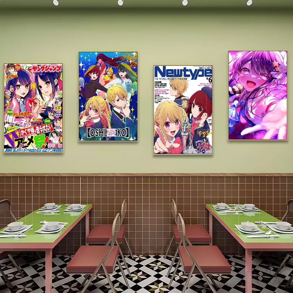 Oshi-no-Ko Anime Anime Posters Sticky HD Quality Poster Wall Art Painting Study Wall Decor