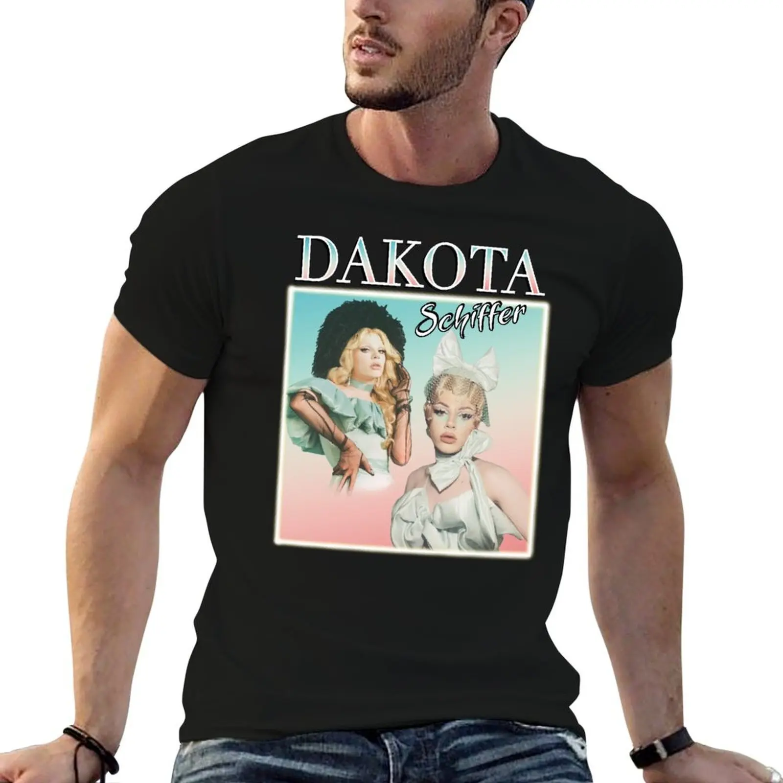 Dakota Schiffer drag queen T-Shirt Plus Size Summer Short Sleeve T-Shirt