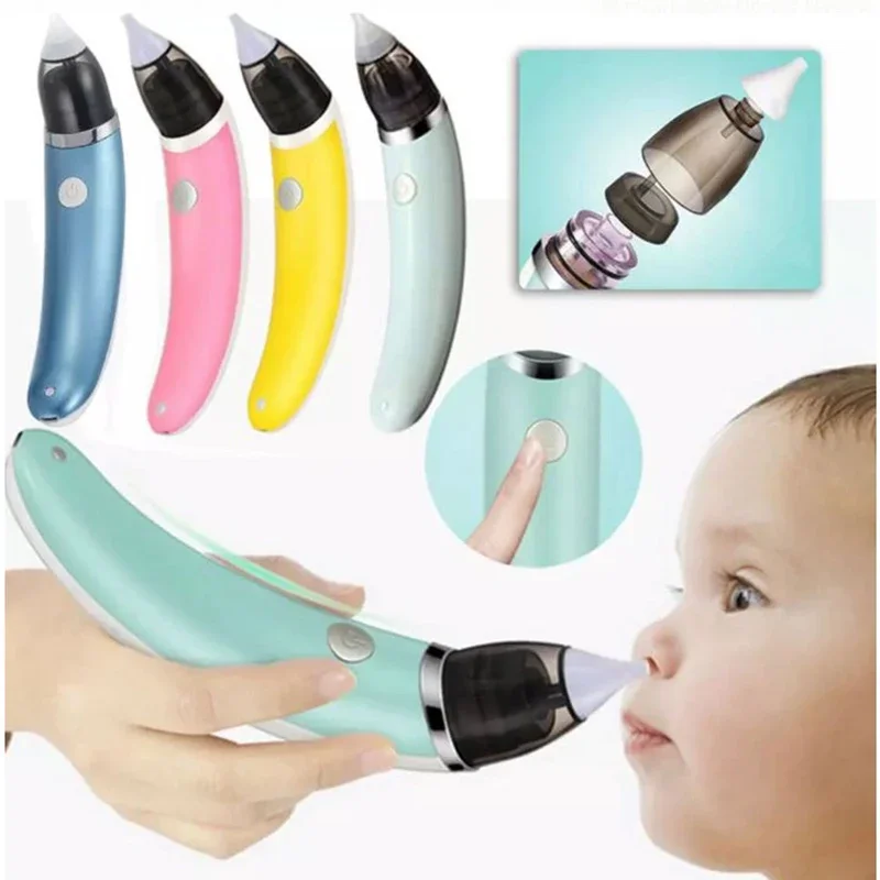 Detachable Nasal Aspirator Adjustable Suction Force Electric Baby Nasal Aspirator Anti Re Flux Newborn Care Secure Low Noise