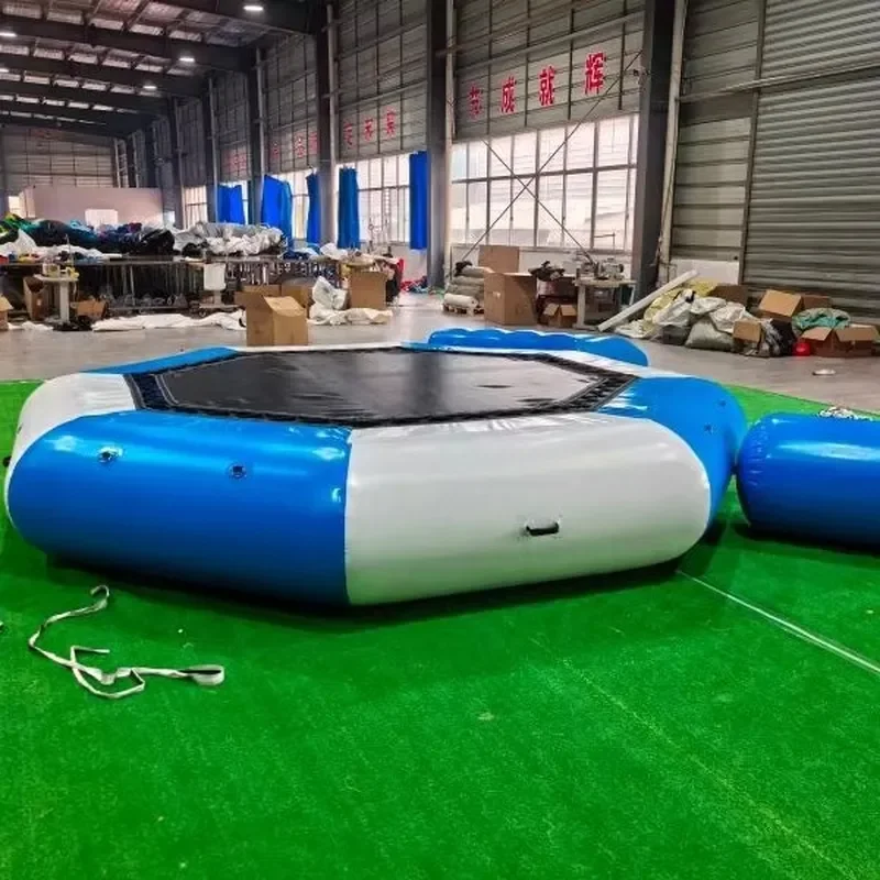 Commercial Inflatable Trampoline Outdoor Indoor Kids Adult Garden Backyard Lake Pool Jumping Bounce House Amusement Equipment