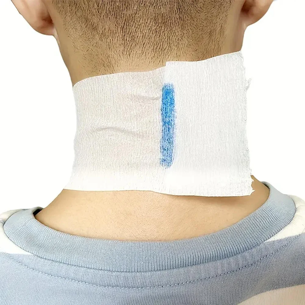 Barber Professional Black Neck Paper Barber Disposable Tissue Collar Tapes Salon Hairdressing Necks Covering Tools Accessories