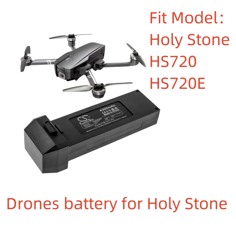 Litowo-polimerowa bateria dronów do Holy Stone,7.6V,4300mAh,HS720E,SF8333106