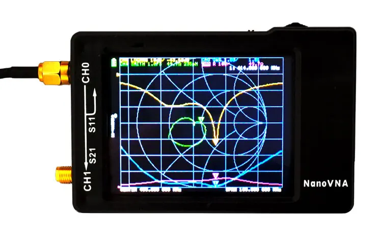 NanoVNA-H4 Network Analyzer Digital 2.8/4 Inch 10KHz -1.5GHz Touchscreen Touching Screen Antenna Analyzer Shortwave