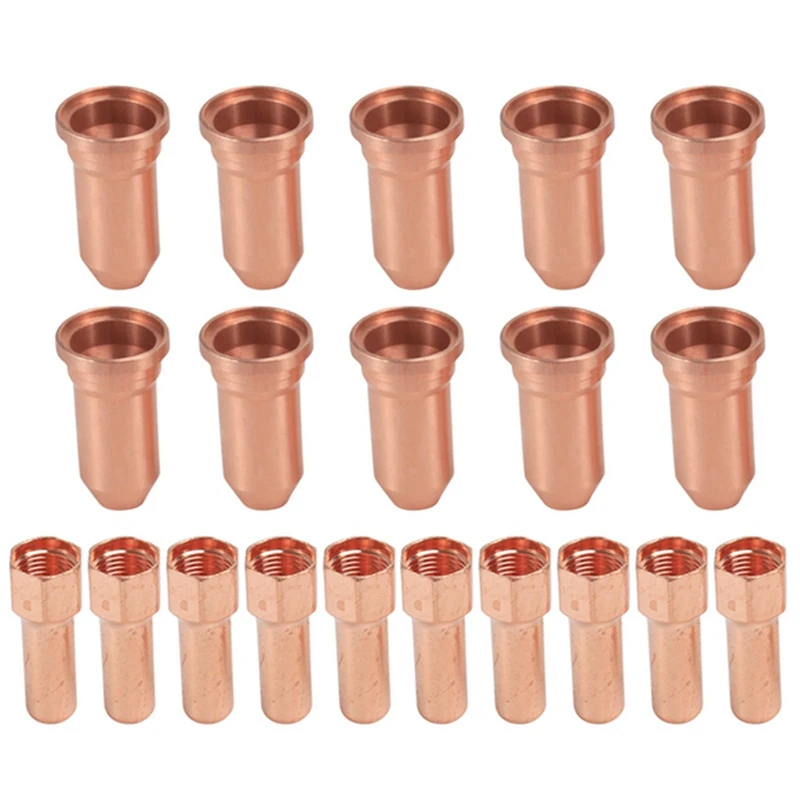 

10Pcs 52556 Electrode And 10Pcs 51248 Nozzle Tip For PT-100 PT100 IPT-100 PTM-100 IPT100 PTM100 Plasma Cutting Torch