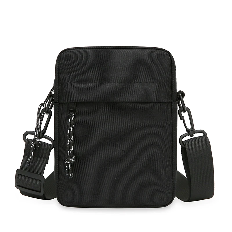 Simple Casual Mini Crossbody Bag Men\'s Nylon Small Shoulder Bag For Men Oxford Messenger Phone Side Sling Bag Husband Chest Pack