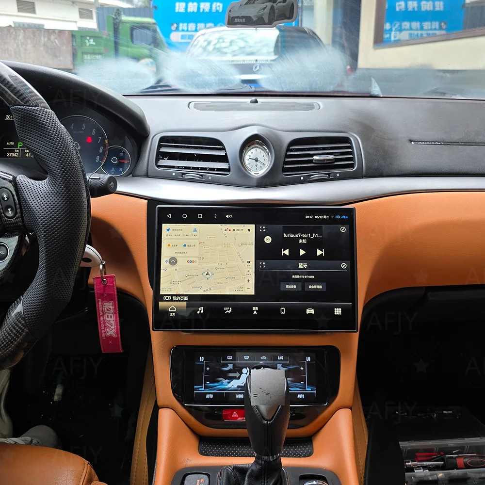 Air conditioner + Android Car Radio For Maserati GT GranTurismo 2007~2019 Multimedia Navigation Car Stereo Receiver Head Unit