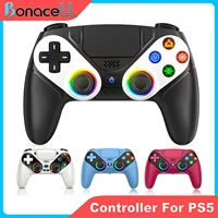 Controlador para Playtion5/PS5 Pro/Slim/PC Gamepads inalámbrico con efecto Hall RGB Turbo vibración botón programable Joystick de juego